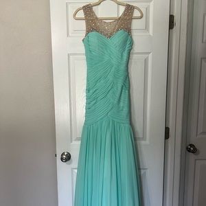 Teal Prom Dress